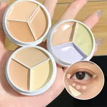 Barrier Foundation Palette with Brush Coverage for Dark Circles, Concealer