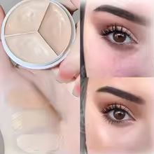 Barrier Foundation Palette with Brush Coverage for Dark Circles, Concealer